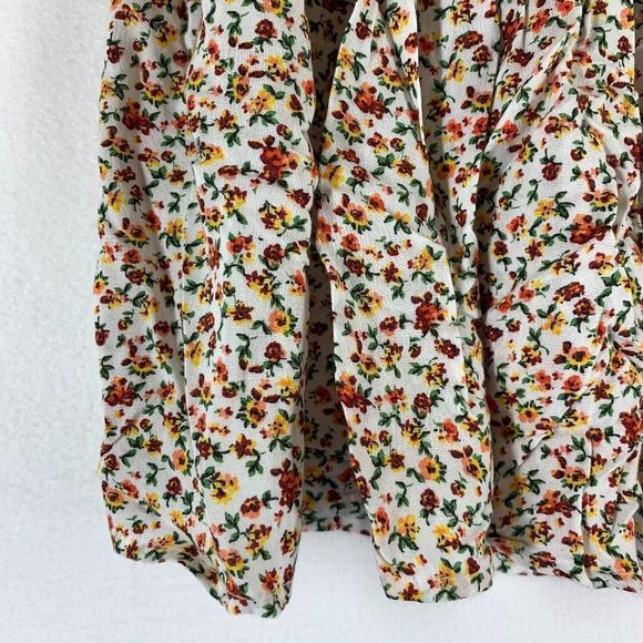 Forever 21 Womens Juniors Multicolor Floral Miniskirt Size M - Picture 4 of 8